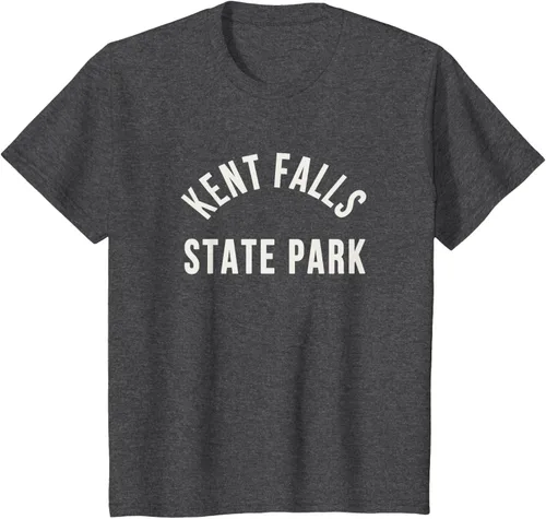 Vista 30 de Kent Falls State Park Connecticut Arch CT Camiseta, Azul