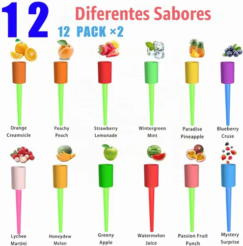 Vista 2 de Puntas de cachimba, puntas de cachimba (puntas de cachimba de caramelo), puntas alegres que brillan en la oscuridad, accesorios de chupete envueltos