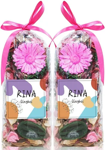 Vista 18 de Bolsas de popurrí blancas, relleno decorativo con aroma a jazmín, 8.4 onzas Jardín de abril