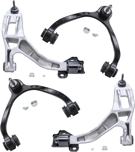 Vista 222 de Detroit Axle - Barras estabilizadoras de brazos de control delanteros 4WD para Ford 2005-2008 F-150 Lincoln Mark LT, 2 brazos de control superiores
