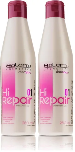 Vista 8 de SALERM - Champú reparador - Champú Hi Repair - 8.5 fl oz - Hidratación profunda para cabello dañado - Repara y rejuvenece - Cabello más brillante