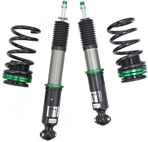Vista 4 de Rev9 R9-HS2-110 Hyper-Street II Kit de bajada de suspensión de coilover de amortiguador, amortiguador monotubo con ajuste de rebote de 32 clics