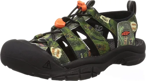 Vista 13 de KEEN Newport H2 Sandalias de punta cerrada para hombre Aleación/oro crema