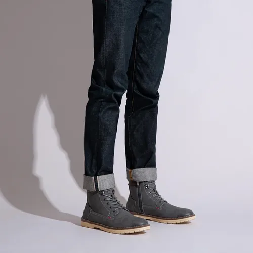 Vista 7 de Vostey Botas de senderismo impermeables para hombre, botas chukka casuales para hombres