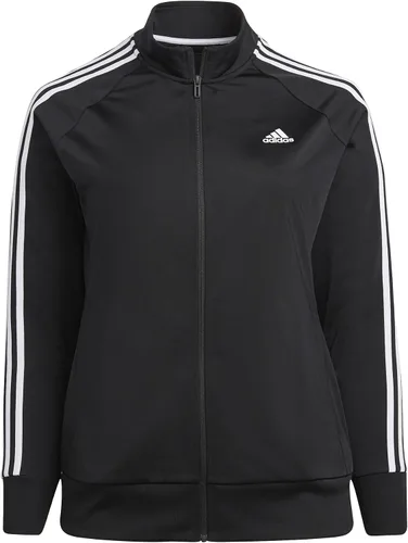 Vista 5 de adidas Top de pista delgada de 3 rayas Essentials para mujer Negro