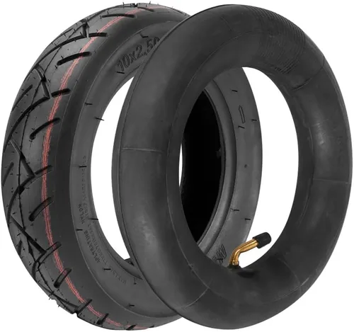 Vista 8 de Juego de neumático de 10 x 2.50 + cámara de aire para llanta de 6" para ruedas de scooter eléctrica de 10" Swagcycle Hover Board, scooters