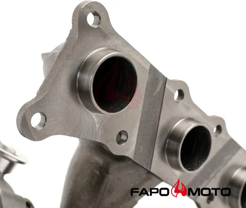 Vista 7 de FAPO MOTO 700HP Twin Turbos TD04 17T compatible con BMW N54 535i 135i Z4 X6 740i E60 E61 E82 E88 E89 F71 F01 F02 2008-2010 3.0L Actualización Billet