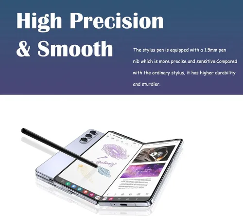 Vista 5 de Galaxy Z Fold 5/6 Stylus Pen Fold Edition para Samsung Galaxy Z Fold5 5G Slim S Pen Galaxy S Pen 5/6 Fold Edition Touch Stylus EJ-PF946BBEGWW