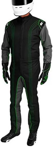 Vista 16 de K1 Race Gear CIK/FIA traje de competición de go kart, nivel 2, aprobado, M, Rojo