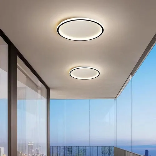 Vista 12 de Lámpara de techo LED regulable de montaje empotrado, lámpara de techo empotrada redonda moderna de 12 pulgadas con ajuste de aplicación, lámpara