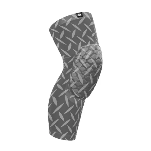 Vista 11 de SLEEFS Rodillera básica negra, manga de compresión, protección para correr, voleibol, baloncesto, todos los deportes, UPF 50+