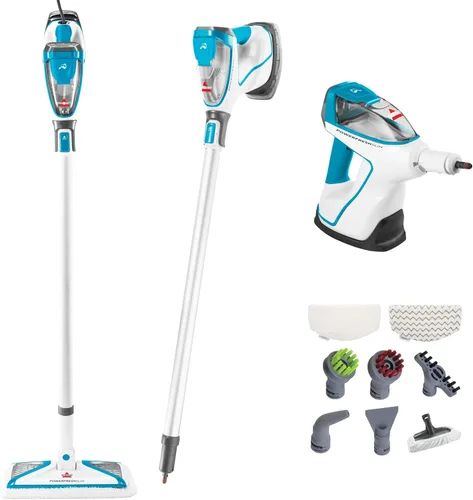 Vista 9 de BISSELL Power Steamer - Trapeador de vapor resistente 3 en 1 y SteamShot de mano para uso en interiores y exteriores: garaje, taller, automóvil