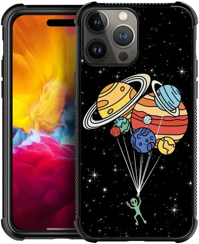 Vista 25 de Funda compatible con Google Pixel 4A 5G, sistema solar de globo alienígena, diseño de patrón increíble, a prueba de golpes, antiarañazos, carcasa