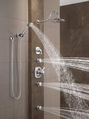 Vista 7 de DELTA FAUCET -FAUCET 50102-KS Spray de montaje superficial/chorro de cuerpo, acero inoxidable negro