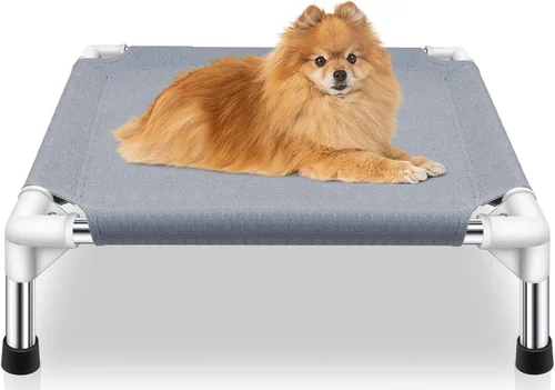 Vista 8 de Cama elevada para perros, cama elevada para perros grandes, camas