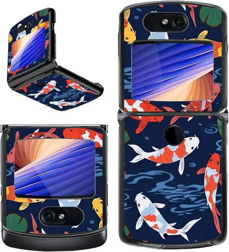 Vista 35 de Rossy Funda para Motorola RAZR 5G, para Moto RAZR 5G, funda delgada y ligera de policarbonato duro a prueba de golpes para Motorola Moto RAZR 5G