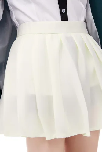 Vista 4 de Super Chiaki Nanami - Disfraz de cosplay de escuela secundaria, vestido de uniforme
