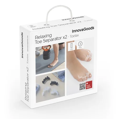 Vista 12 de Separadores de Dedos para Relajación y Deporte Toelax InnovaGoods 4