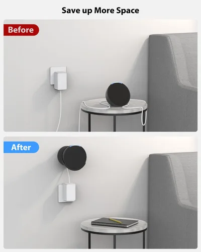 Vista 3 de Maxonar Soporte de pared Pop Dos formas de instalar almacenamiento