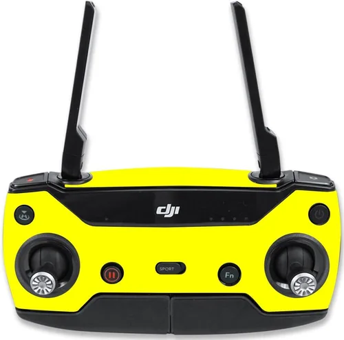 Vista 3 de MightySkins Skin compatible con DJI Spark Mini Drone Controller - Blanco sólido Funda protectora de vinilo duradera y única Fácil de aplicar