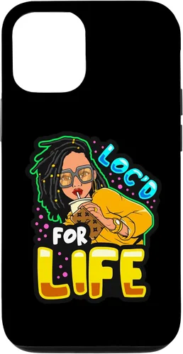Vista 28 de Loc'd for Life Funny Locs Black Queen Dreadlocks Women Girls Case for iPhone 17