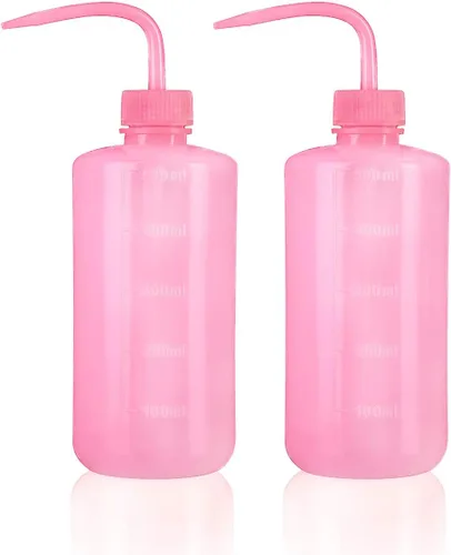 Vista 8 de Botellas exprimibles para suculentas, 16.9 fl oz, botella de riego de chorro de agua azul, lata de aspersión para apretar, botella de plástico