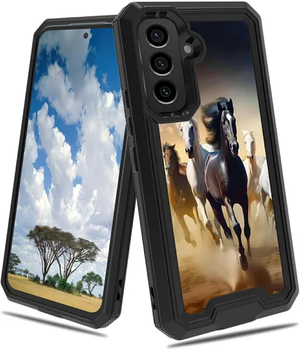 Vista 81 de Funda para Samsung S23 FE Funda Galaxy S23 FE 2 en 1 PC duro de doble capa TPU suave a prueba de golpes Funda protectora para Samsung Galaxy S23 FE