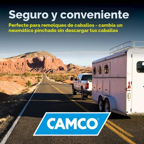 Vista 6 de Camco Trailer Aid Plus - Rampa tándem para remolque de neumáticos de 5 1/2