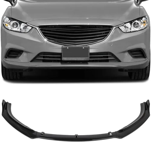 Vista 55 de SCITOO Alerón de borde de parachoques delantero mate negro para Ford Focus ST años 2013-2014 - Spoiler frontal de polipropileno