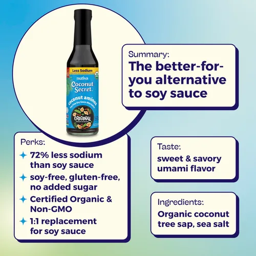Vista 3 de Coconut Secret Coconut Aminos (paquete de 2) - 16.9 fl oz