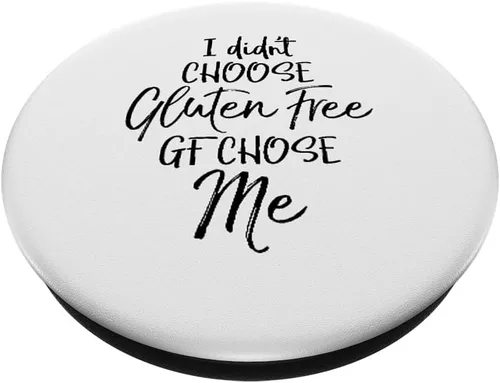 Vista 2 de Linda cita de GF No elegí GF sin gluten Me eligió PopSockets PopGrip intercambiable