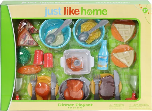 Vista 2 de Just Like Home Play Fun - Juego de cena, multicolor (AD19875)