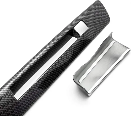 Vista 3 de x xotic tech 2 unids ABS fibra de carbono tablero consola panel cubierta Trim decoración para Toyota RAV4 2016-2018