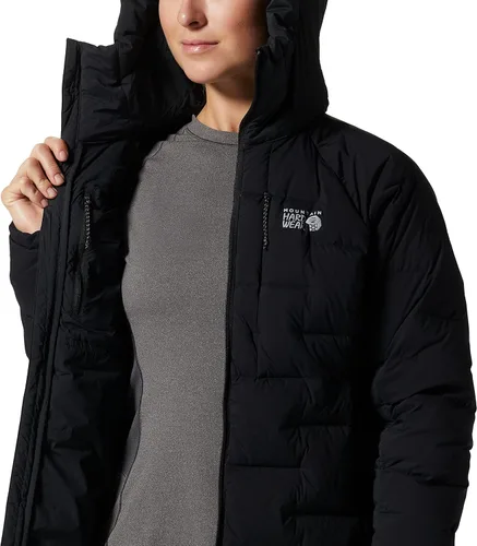 Vista 8 de Mountain Hardwear Parka elástica para mujer para campamento, viajes, senderismo de invierno y uso casual, aislada y duradera