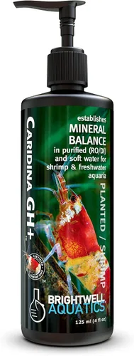 Vista 9 de Brightwell Aquatics Caridina GH+ Suplemento mineral restaura el sodio de calcio, magnesio y potasio en agua suave RO/DI para la cría de camarones