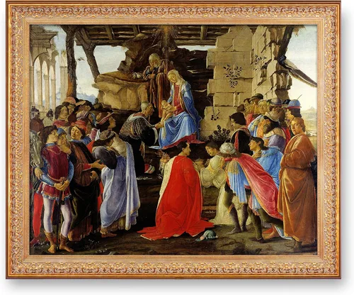 Vista 58 de A&T ARTWORK Adoración de los Reyes Magos por Sandro Botticelli The World Classic Art Reproductions, impresiones en lienzo giclée arte de pared