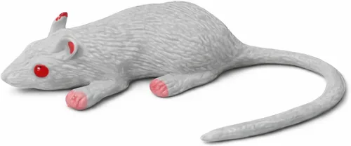 Vista 7 de Ratón de goma Rata de goma realista Ratón falso Ratas de broma Ratones de apoyo Regalos de mordaza de ratones Accesorios de animales