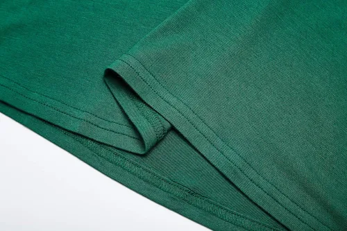 Vista 7 de OThread & Co. Camiseta de manga larga con cuello en V, para mujer, con capa básica, de licra