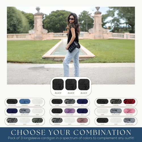 Vista 5 de Azules Blusa larga de manga corta para mujer, con cuello redondo y dobladillo curvado, suave y elástica