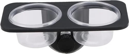 Vista 2 de POPETPOP 2pcs Pet Bowls para reptiles lagarto Gecko alimentador reptil comida tazón fácil limpieza