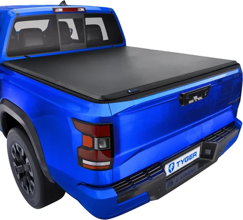 Vista 9 de Tyger Auto T3 Cubierta Suave Tri-Plegable Tonneau para Cama de Camioneta Compatible con 2005-2021 Nissan Frontier; 2009-2012 Suzuki Equator Cama