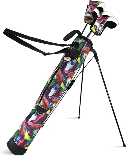 Vista 13 de Taboo Fashion Sunday Golf Bags for Women - Lightweight Golf Range Bag with Self Flexing Stand and Shoulder Strap for Driving Range, Par 3 or