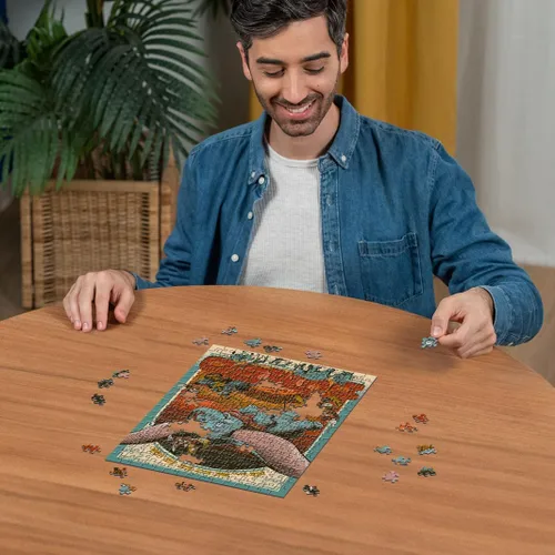 Vista 3 de Ravensburger Disney Puzzle Moment - Rompecabezas de 300 piezas Dumbo Obra de arte caprichosa Formato perfecto para principiantes
