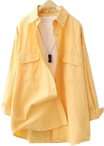 Vista 62 de Long Sleeve Shirts for Women Spring Summer Dressy Casual Button Down Plus Size Tops Office Work Blouses
