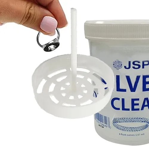 Vista 5 de Silver Dip - Limpiador antideslustre para joyas y cubiertos, 8 onzas líquidas, suave, fácil de usar con bandeja