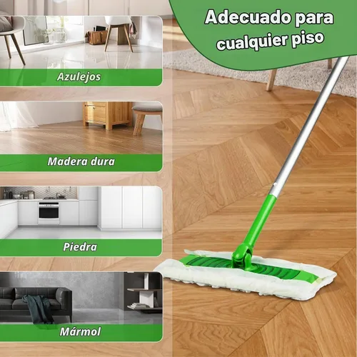 Vista 6 de 46 repuestos de almohadillas desechables para trapeador Swiffer Blanco paquete de 46