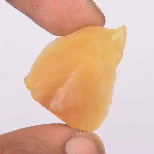 Vista 3 de gemhub Ópalo amarillo certificado Egl 28.50 Ct A grado natural piedra de ópalo amarillo áspero crudo para cabbing, Gema, Ópalo mejorado en tonos