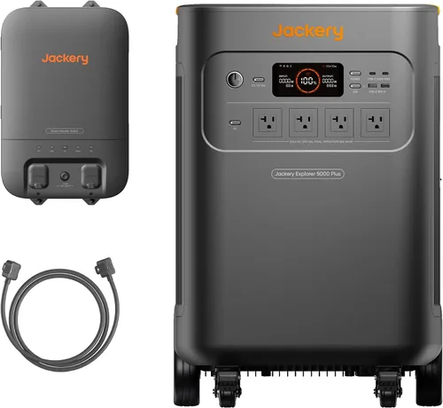 Vista 14 de Jackery Generador solar 5000 Plus y paneles de 2x200W, 5040Wh, salida de CA