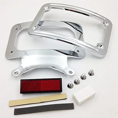 Vista 4 de XKH - Kit de montaje de placa de matrícula de motocicleta compatible con Road Glide Custom FLTRX 2010 2014 FLHX [B00Y44KK3K]