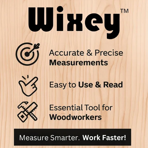 Vista 2 de Wixey Medidor de ángulo digital con pantalla abatible, buscador de ángulo digital magnético fácil de leer para ajustar los ángulos de las vallas